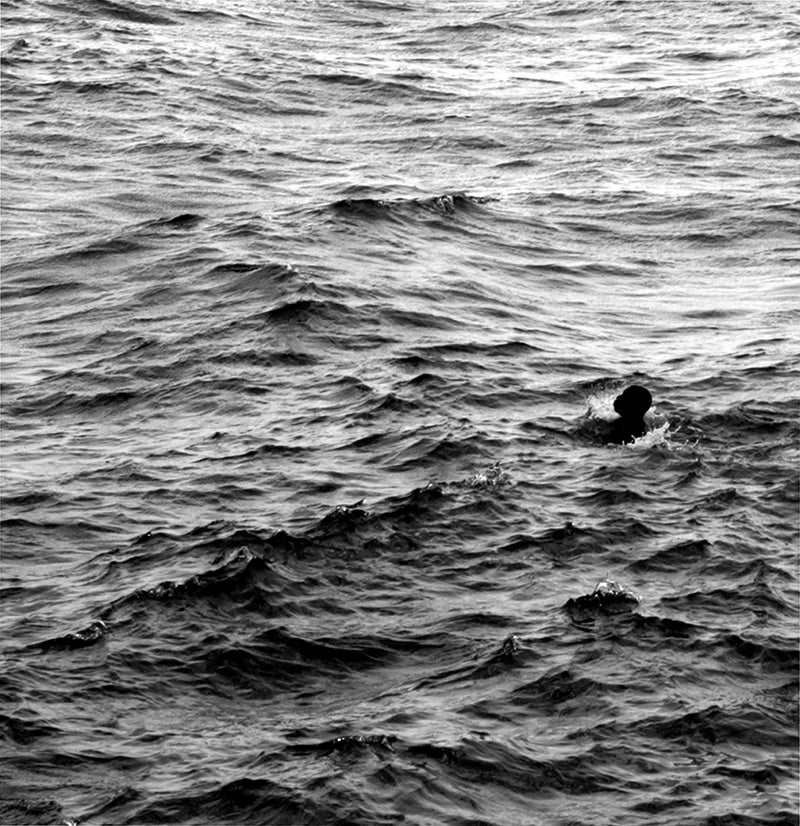 Man in the Ocean, Coast of Maine