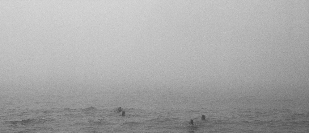 Haik Kocharian Black and White Photograph - Swimmers, East Hampton, NY.