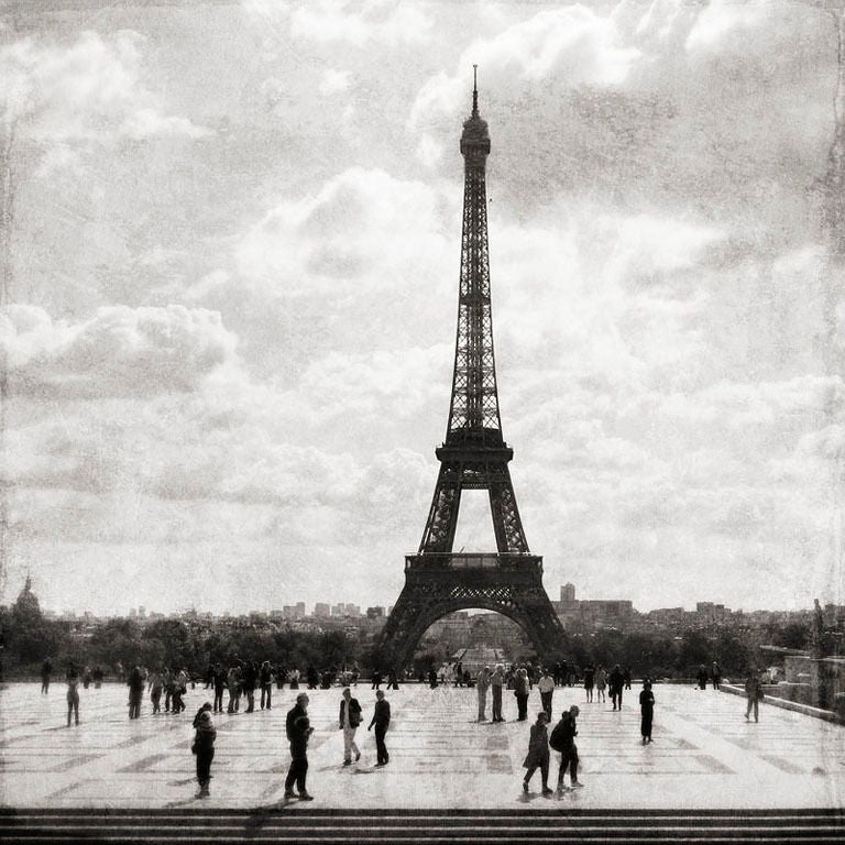"Eiffel Silhouette", Paris, France, 2007 - Photograph by Pete Kelly