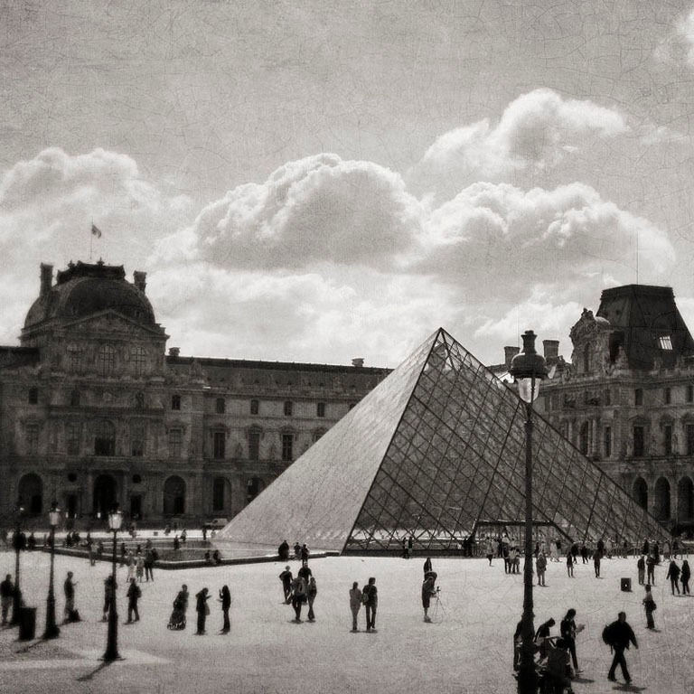 "The Louvre", Paris, France, 2007 - Photograph by Pete Kelly