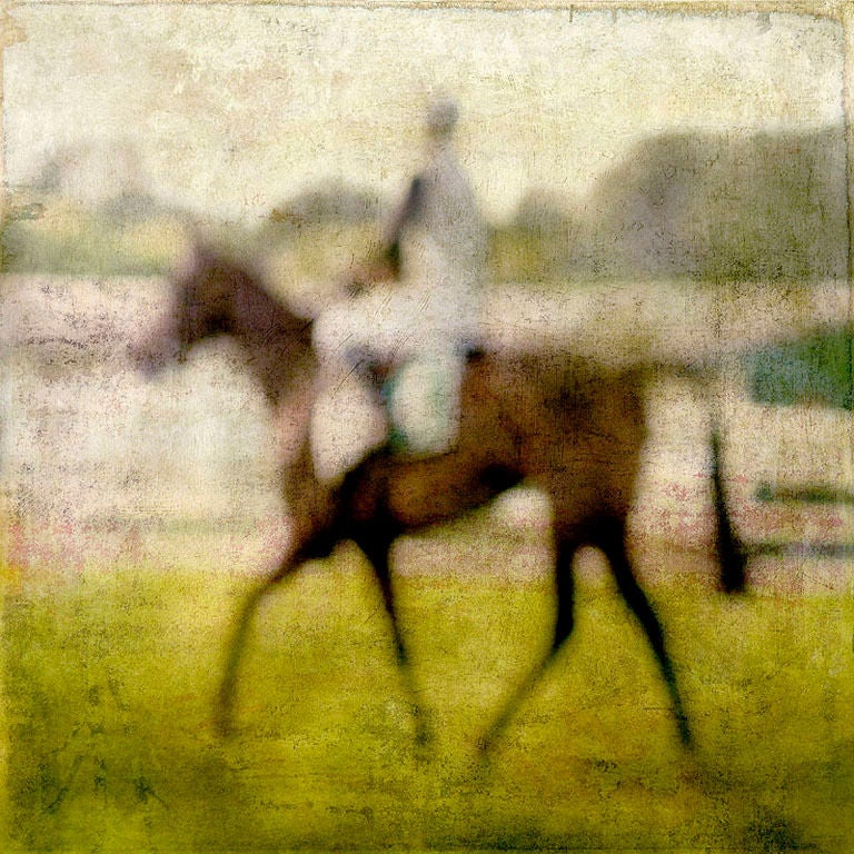 ""Racehorse Blur Single II", Sedgefield, UK, 2004 – Photograph von Pete Kelly