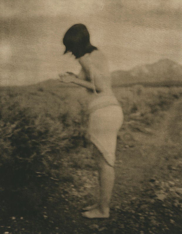 Ron Hamad Portrait Photograph - "Here", Santa Fe, 2011