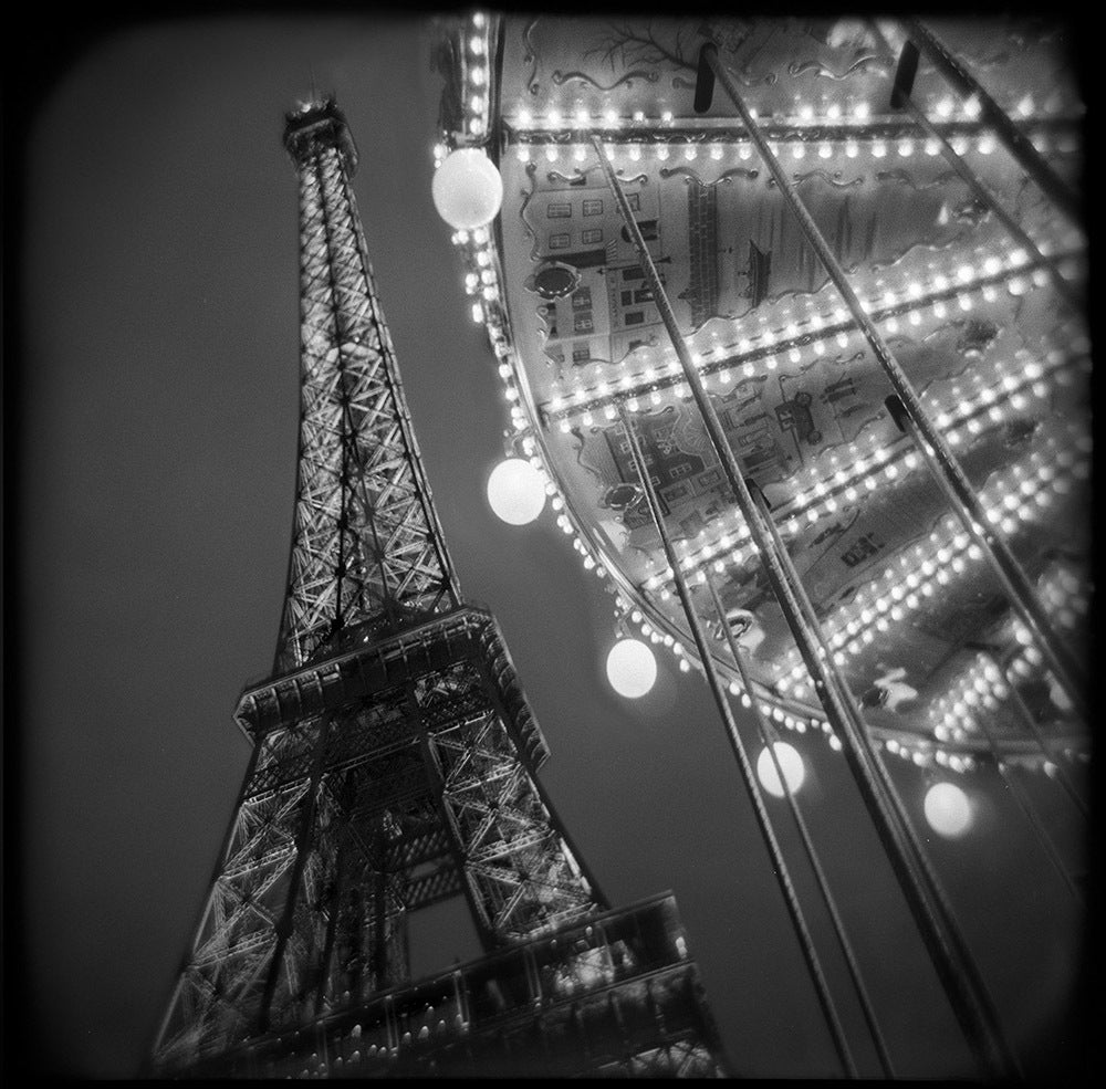 Thomas Michael Alleman Black and White Photograph - Effiel Tower, Paris, 2012