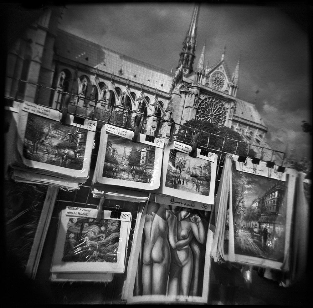 Thomas Michael Alleman Black and White Photograph - Notre Dame, Paris, 2012