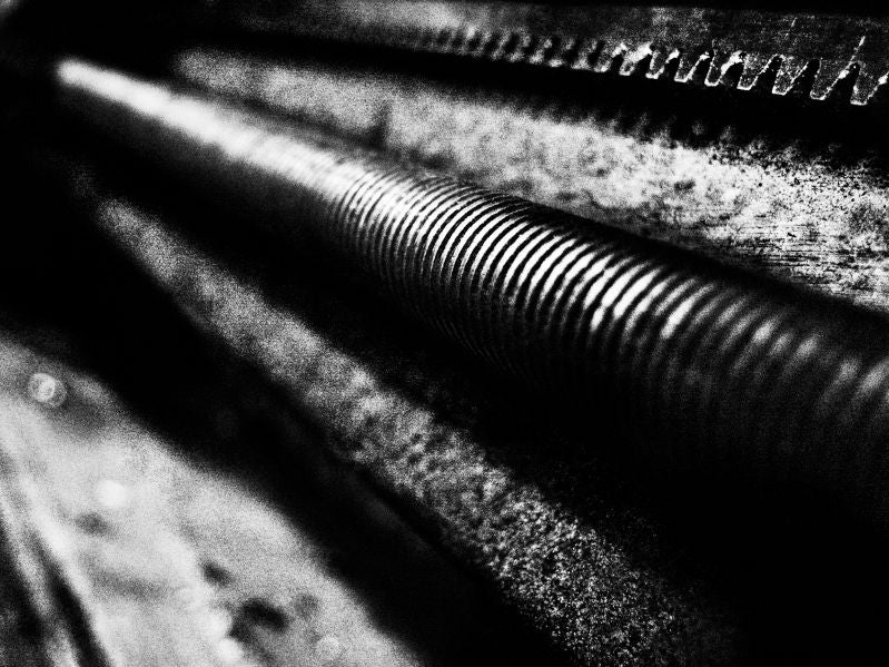 Ian Gittler Abstract Photograph - "Lead Screw", 2010