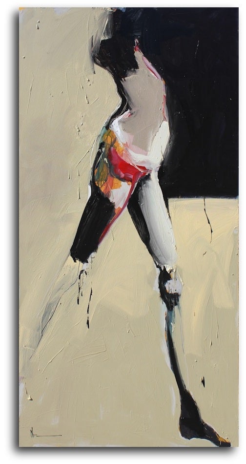 Neil Nagy Figurative Painting - Walking Man