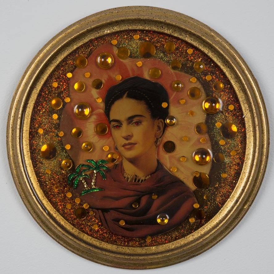 Untitled (Frida Kahlo) - Mixed Media Art by Buster Cleveland