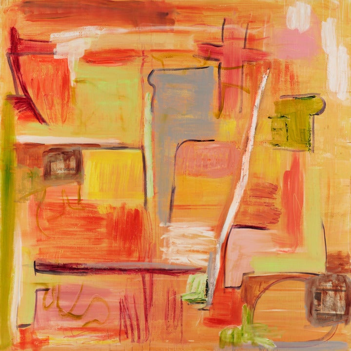 Petra Nimtz Abstract Painting - Woodstock #2