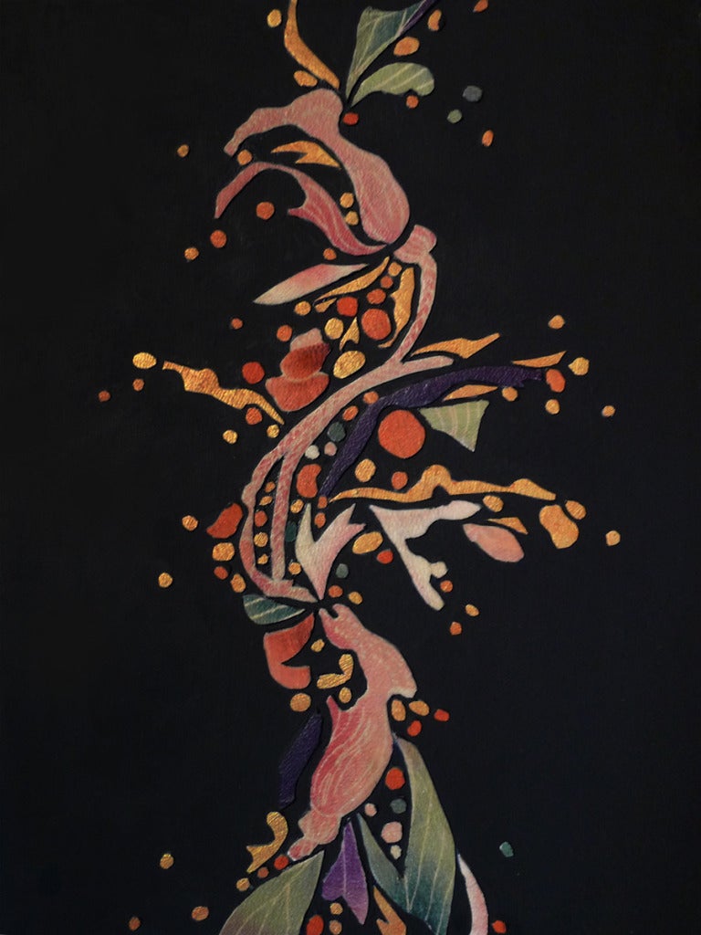 Tomo Mori Abstract Painting - Kimono Soul