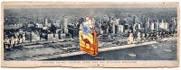 Chicago Skyline Showing Grant Park and Michigan Boulevard