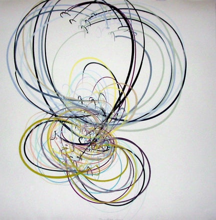 Pamela Harris Abstract Drawing - Untitled 091705-2