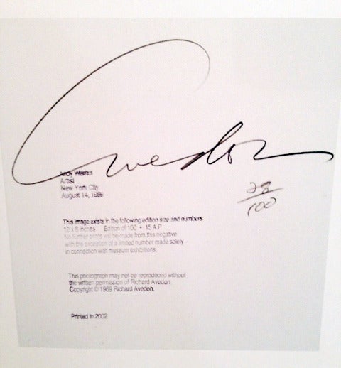 richard avedon andy warhol