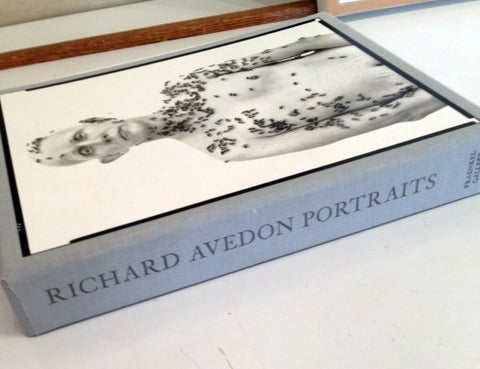 Book and Print Set. Print: Andy Warhol, New York City, August 14, 1969. Book: Portraits, 2002, Special  edition book with original gelatin silver print. Edition number 28 of 100. Signed, numbered and slipcased in custom box. Excellent condition.