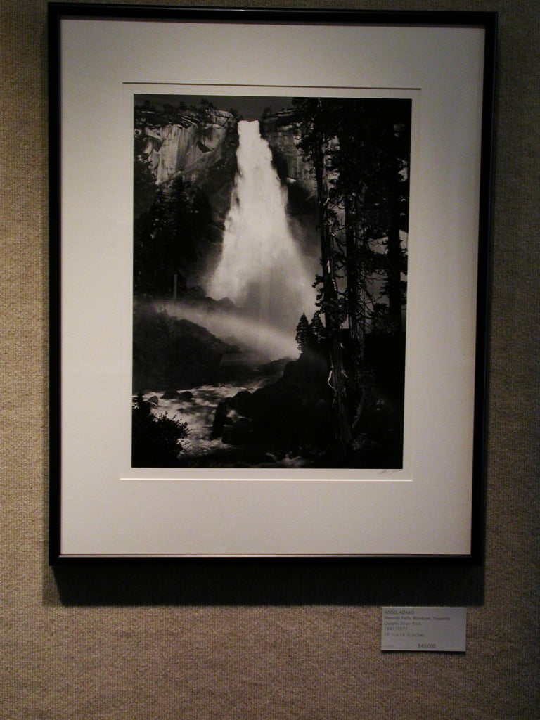 Nevada Falls, Rainbow, Yosemite, California - Photograph by Ansel Adams