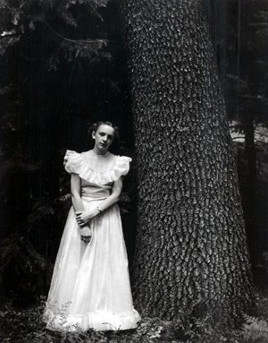 Ansel Adams Portrait Photograph - Graduation Dress, Yosemite, CA