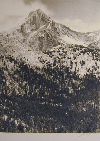 Ansel Adams Black and White Photograph - Mount Clarence King