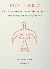 Ansel Adams Taos Pueblo Book 1