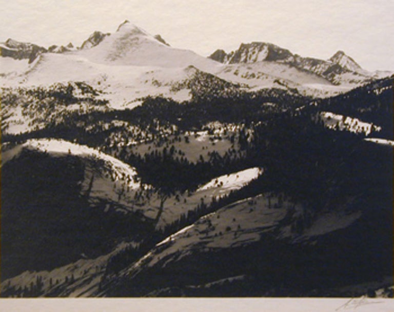 Ansel Adams Landscape Photograph - The Abode of Snow