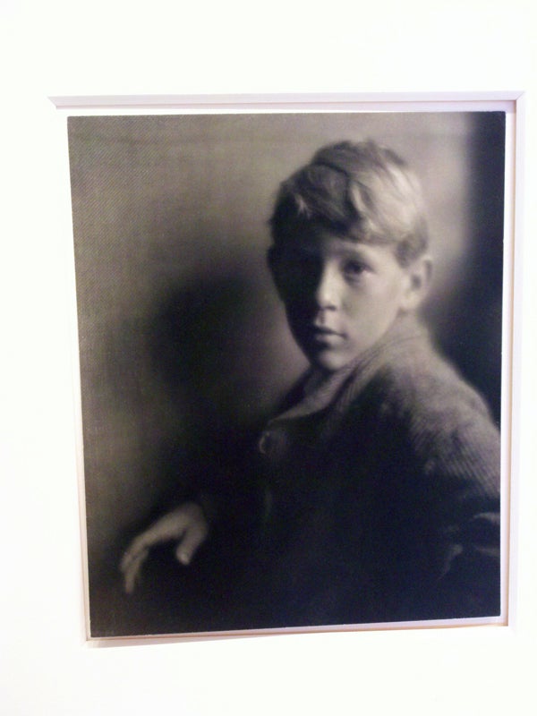 Neil as a young boy - Photograph by Edward Weston