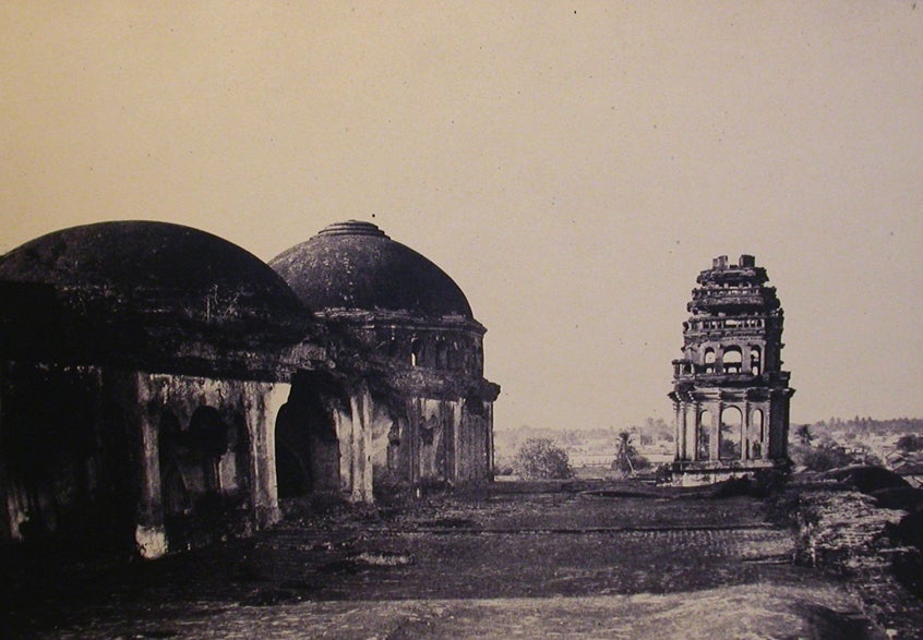 Linnaeus Tripe Landscape Photograph - Domes of the Turret