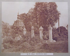 Mengoon, Small Bell in Front of Pagoda, Burma
