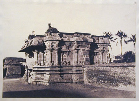 Linnaeus Tripe Landscape Photograph - II-7. Basement Of An Unfinished Gopuram