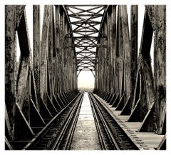 Bridge de train en Pologne