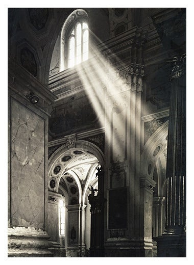 Black and White Photograph di Roman Loranc - Silhouette di un angelo