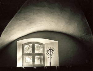 Roman Loranc Black and White Photograph - Prayer Room