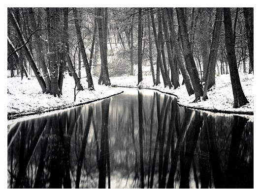 Roman Loranc Black and White Photograph - Winter Reflections