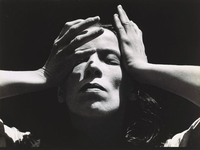 Imogen Cunningham Black and White Photograph - Martha Graham