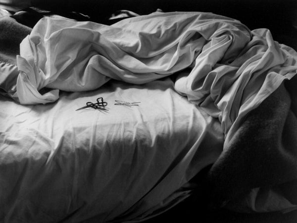 Imogen Cunningham Black and White Photograph - The Unmade Bed