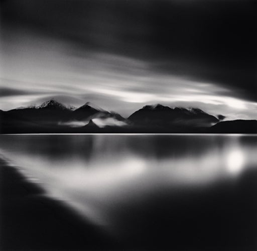 Michael Kenna Black and White Photograph - Evening Light, Lake Manipouri, Southland, New Zealand, 2013