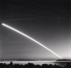 Harvest Moon Over Puget Sound, Seattle, Washington, USA, 2013