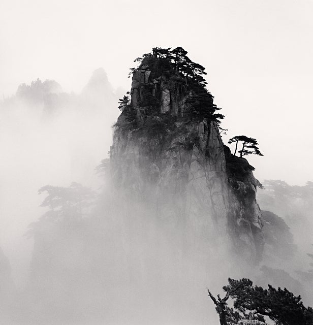 Michael Kenna Landscape Photograph - Huangshan Mountains, Study 11, Anhui, China, 2008