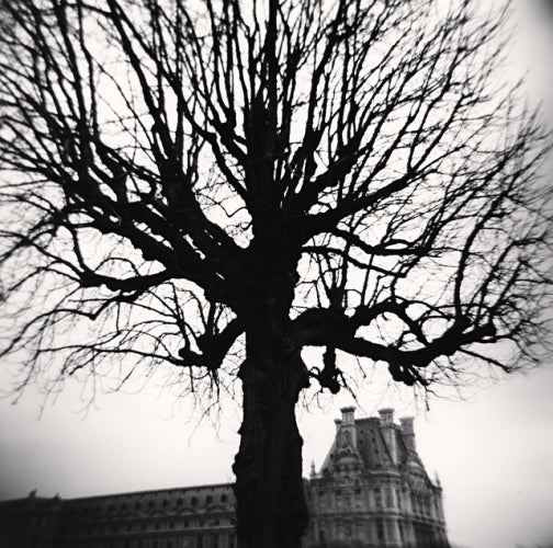 Michael Kenna Landscape Photograph - Louvre, Study 2, Paris, France, 2010