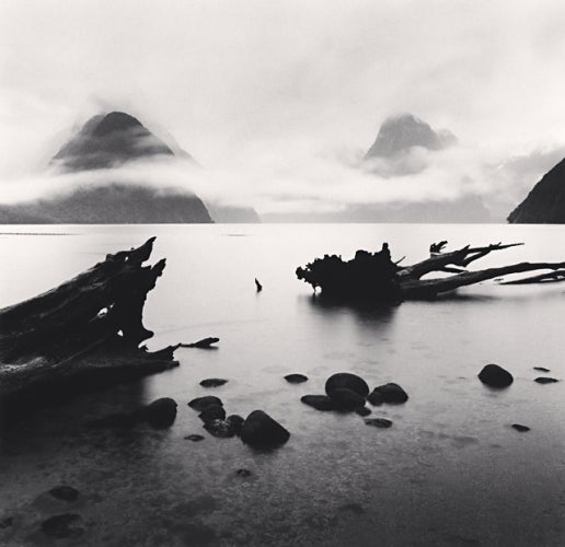 Michael Kenna Landscape Photograph - Milford Sound, Study 1, New Zealand, 2013