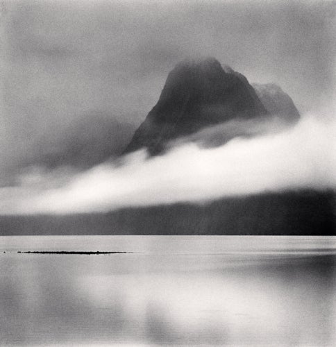 Michael Kenna Black and White Photograph - Milford Sound, Study 2, New Zealand, 2013