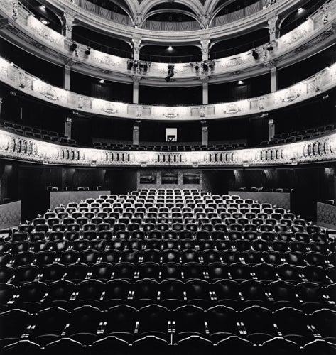 Black and White Photograph Michael Kenna - Théâtre Odeon, Étude 1, Paris, Franch, 2011