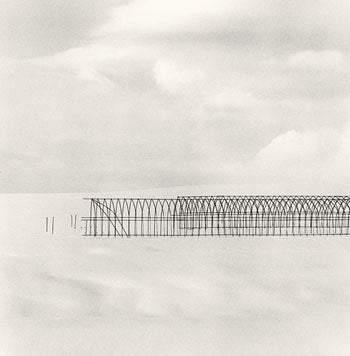 Michael Kenna Abstract Photograph - Greenhouse Structure, Study 2, Biei, Hokkaido, Japan, 2004