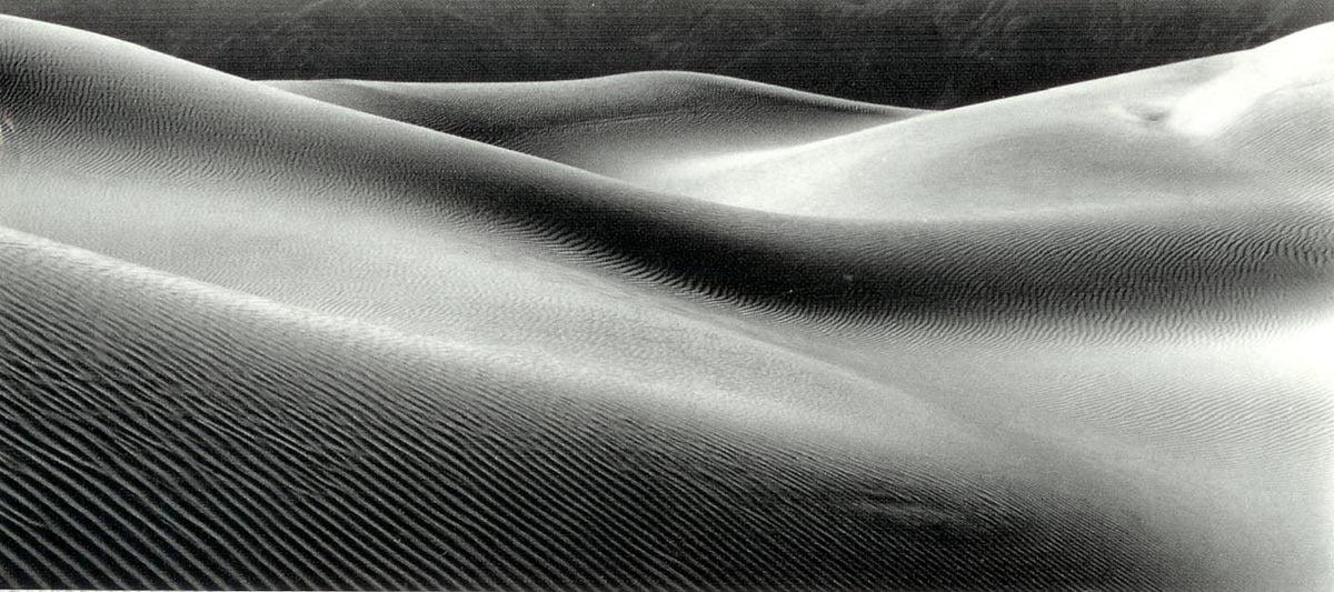 Rod Dresser Black and White Photograph - Sensual Dune, Death Valley National Monument