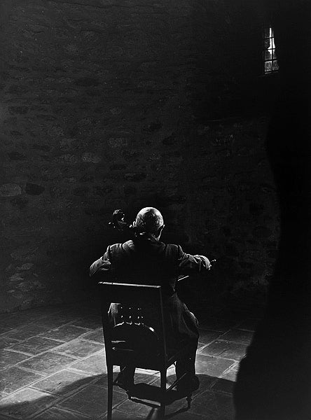Yousuf Karsh Black and White Photograph - Pablo Casals