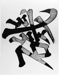 Brett Weston Black and White Photograph - Calligraphy, 1970