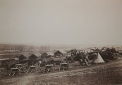 Artillery Wagons, Balaklava in the Distance