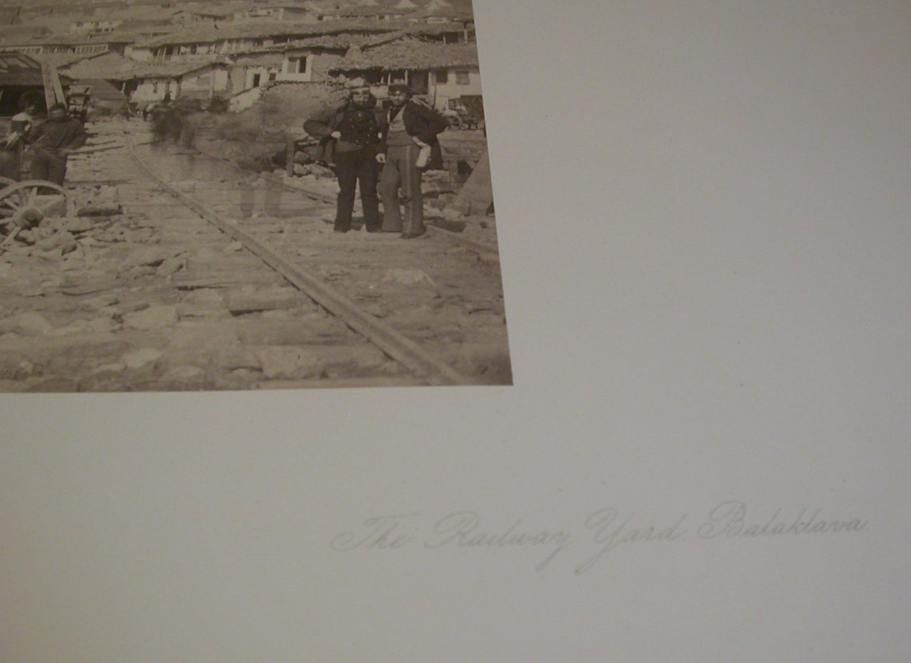 The Railway Yard, Balaklava - Photograph by Roger Fenton