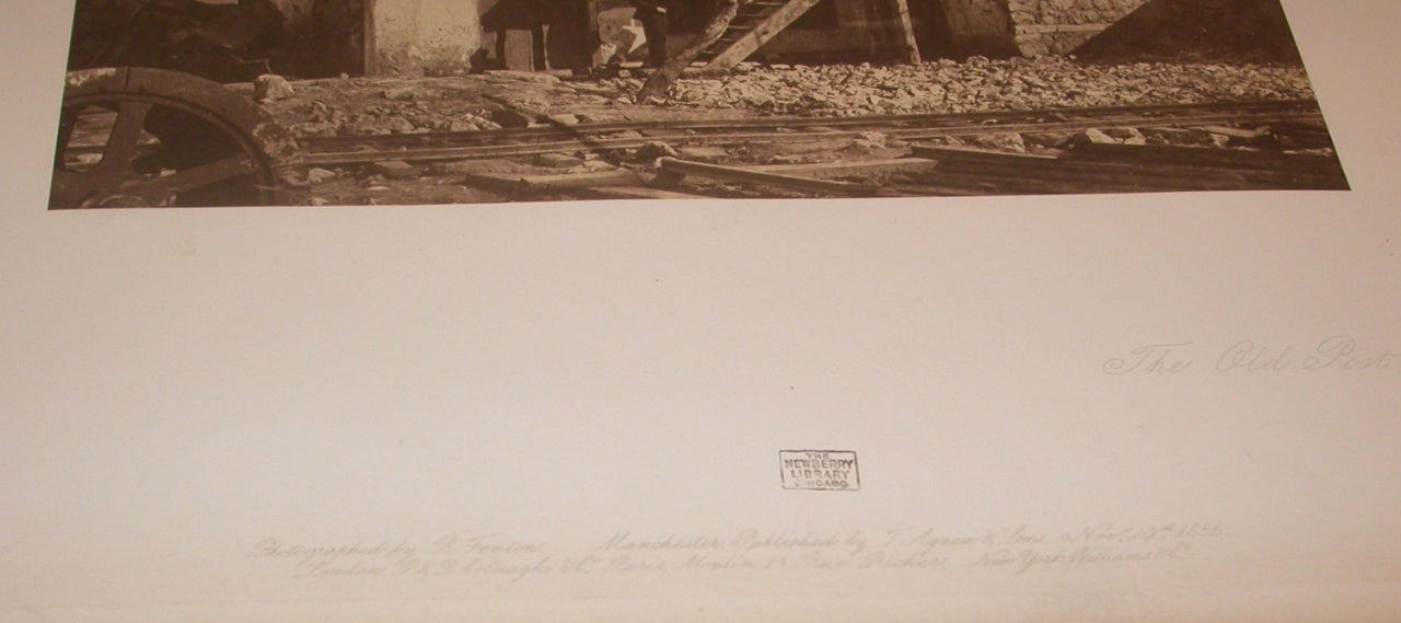 Das alte Postamt, Balaklava – Photograph von Roger Fenton