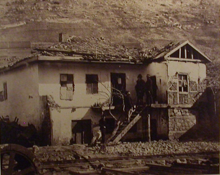 Roger Fenton Black and White Photograph - The Old Post Office, Balaklava