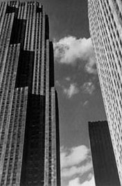 Black and White Photograph Andre Kertesz - Centre Rockefeller Center