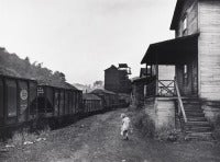 Vintage Unemployed Miners Child Carrying Home a Can of Kerosene