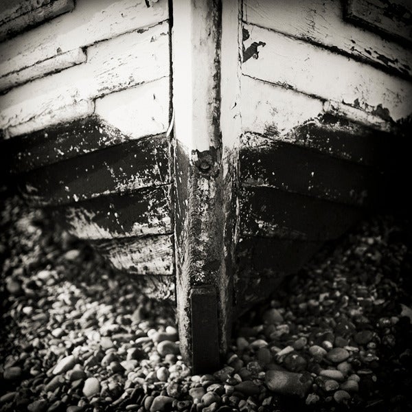 Paul Coghlin Abstract Photograph - Beached Fishing Boat III